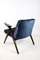 Bunny Armchair in Navy Blue by Józef Chierowski, 1970s, Image 2