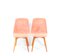 Mid-Century Modern Kirschholz Swing Chairs von Van Os Culemborg, 1950er, 2er Set 6