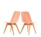 Mid-Century Modern Kirschholz Swing Chairs von Van Os Culemborg, 1950er, 2er Set 2