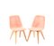 Mid-Century Modern Cherry Swing Chairs by Van Os Culemborg, 1950s, Set of 2 1