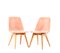 Mid-Century Modern Kirschholz Swing Chairs von Van Os Culemborg, 1950er, 2er Set 5