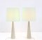 Mid-Century Modern Table Lamps in Opaline by Archimede Seguso Murano, 1970s, Set of 2, Image 14