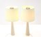 Mid-Century Modern Table Lamps in Opaline by Archimede Seguso Murano, 1970s, Set of 2, Image 12