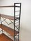 Mid-Century Italian Freestanding Shelving Unit in Teak, 1950s, Image 9