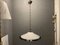 Lámpara colgante italiana en blanco y negro de cristal de Murano, Imagen 3