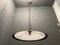Lámpara colgante italiana en blanco y negro de cristal de Murano, Imagen 8