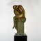 Art Déco Hockendes Bade-Mädchen aus Bronze, Frankreich, 1930er 3
