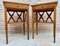 Tables de Chevet ou Tables de Chevet en Bois Fruitier, Set de 2 4