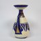 Vase Art Déco en Céramique Peinte à la Main 1