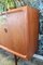 Danish High Sideboard in Teak with Sliding Doors 4