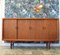 Danish High Sideboard in Teak with Sliding Doors 1