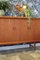 Danish High Sideboard in Teak with Sliding Doors 3