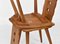 Mid-Century Folk Chalet Zakopane Side Chairs in Elm, Set of 2 10