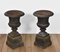Garden Urns on Stands in Cast Iron, Set of 2 3