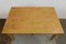 Big Antique Maple Wood Coffee Table with Drawer, 1900s 3