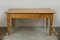 Big Antique Maple Wood Coffee Table with Drawer, 1900s 7