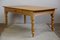 Big Antique Maple Wood Coffee Table with Drawer, 1900s, Image 9