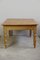 Big Antique Maple Wood Coffee Table with Drawer, 1900s, Image 8