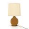Rattan and Brass Table Lamp, 1970s, Image 2