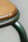 French Industrial Stool with Wooden Seat, 1950s 6