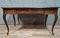 Louis XV Double-Sided Desk in Rosewood with Copper Details, 1850 1