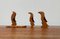 Vintage Wooden Penguin Sculpture, Set of 3 24