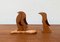 Vintage Pinguin Skulptur aus Holz, 3er Set 15