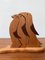 Vintage Pinguin Skulptur aus Holz, 3er Set 4