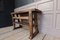 Mesa de trabajo vintage pequeña de madera, Imagen 6