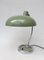 Lampe de Bureau Bauhaus en Chrome Vert Menthe, 1930s 4