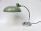 Lampada da tavolo Bauhaus in metallo cromato verde menta, anni '30, Immagine 2