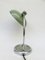Lampada da tavolo Bauhaus in metallo cromato verde menta, anni '30, Immagine 5