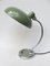 Lampada da tavolo Bauhaus in metallo cromato verde menta, anni '30, Immagine 3