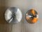 Vintage Space Age Les Arcs Silver Disc Wall Lights by Charlotte Perriand, 1960s, Set of 2, Image 4