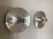Vintage Space Age Les Arcs Silver Disc Wall Lights by Charlotte Perriand, 1960s, Set of 2 7