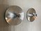 Vintage Space Age Les Arcs Silver Disc Wall Lights by Charlotte Perriand, 1960s, Set of 2, Image 5