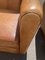 Art Deco Leather Club Chairs, France, Set of 2 16