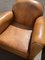 Art Deco Leather Club Chairs, France, Set of 2 12