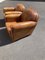 Art Deco Leather Club Chairs, France, Set of 2, Image 2