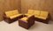 Leatherette Modular Puzzle Sofa, 1970s, Set of 6 18