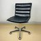 Mid-Century Italian Swivel Desk Chair in Black, 1970s 6