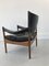 Mid-Century Danish Teak and Leather Armchair by Kristian Vedel, 1960s 6