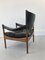 Mid-Century Danish Teak and Leather Armchair by Kristian Vedel, 1960s, Image 6
