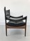 Mid-Century Danish Teak and Leather Armchair by Kristian Vedel, 1960s 5