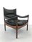 Mid-Century Danish Teak and Leather Armchair by Kristian Vedel, 1960s 2