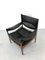 Mid-Century Danish Teak and Leather Armchair by Kristian Vedel, 1960s 4