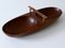 Mid-Century Modern Austrian Nut Bowl in Teak by Carl Auböck, 1950s 11