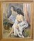 Nude Woman, 20th-Century, Oil on Canvas, Framed 1