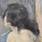 Nude Woman, 20th-Century, Oil on Canvas, Framed 9