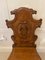 Antique Victorian Hall Chairs in Carved Oak, Set of 2, Image 9